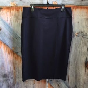 Worthington Career Skirt Williamsburg Navy Stretch